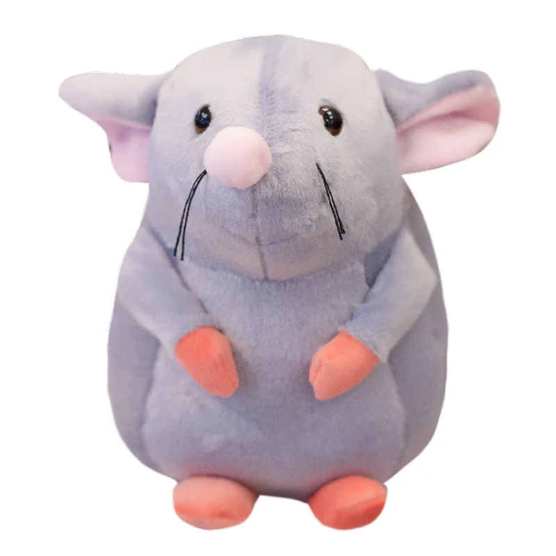 1 шт. 30/50 см Kawaii моделирование Мышь плюша детские игрушки, Забавный хомяк Мышь ручной милые плюшевые домашние тапочки с изображением Мягкая кукла мышка, детский подарок на Рождество