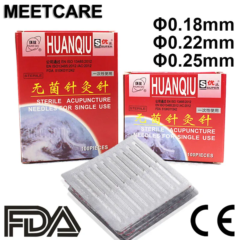 

100pcs/Box Acupuncture Needles Disposable Sterile Acupuncture Massage ZhenJiu Needle For Single Use Body Needle Massager