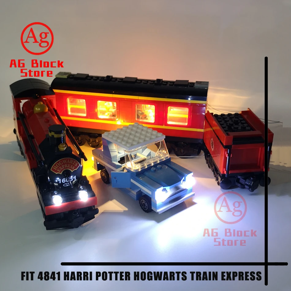 

Compatible Legoed harryed DIY Potter Hogwartsing Train Express LED Light Kit Building Block Toys (Not Include The Blocks Set)