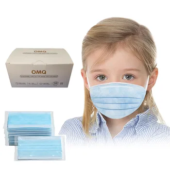 

Disposable Boy Girl Cartoon Masks For Children 3-Layer Mask 50PCS Face Shield Mouth-muffle Mouth Cover Masques Mascarillas
