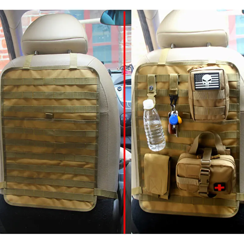 Case Seat-Cover Storage Back-Organizer Car-Seat Tactical Pouch Molle-Bag Hunting-Bag