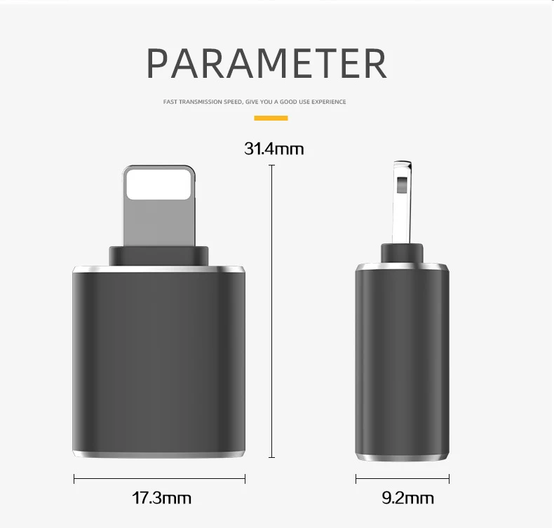 UTHAI D37 Lightning-USB OTG адаптер для Iphone Ipad USB конвертер для камеры для чтения карт Lightning USB3.0 разъем