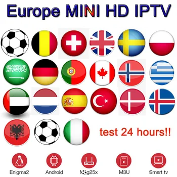 

MINI IPTV+android tv box x96 best fhd iptv spain portugal italy dutch poland sweden arabic adult xxx ip tv m3u subscription