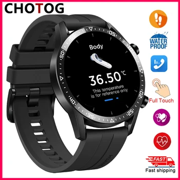

Body temperature Smart Watch Men Waterproof Bluetooth Call Smartwatch Women Blood Pressure Fitness Tracker For Android iphone