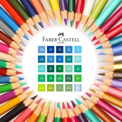 Faber – crayons à aquarelle Castell, couleur complémentaire, vert et bleu, fournitures pour dessin d'artiste pour étudiants 