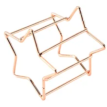 4 типа стойка для хранения лица Губка для макияжа пуховая стойка из углеродистой стали пуховка для пудры дисплей держатель Держатель для сушки инструмент розовое золото