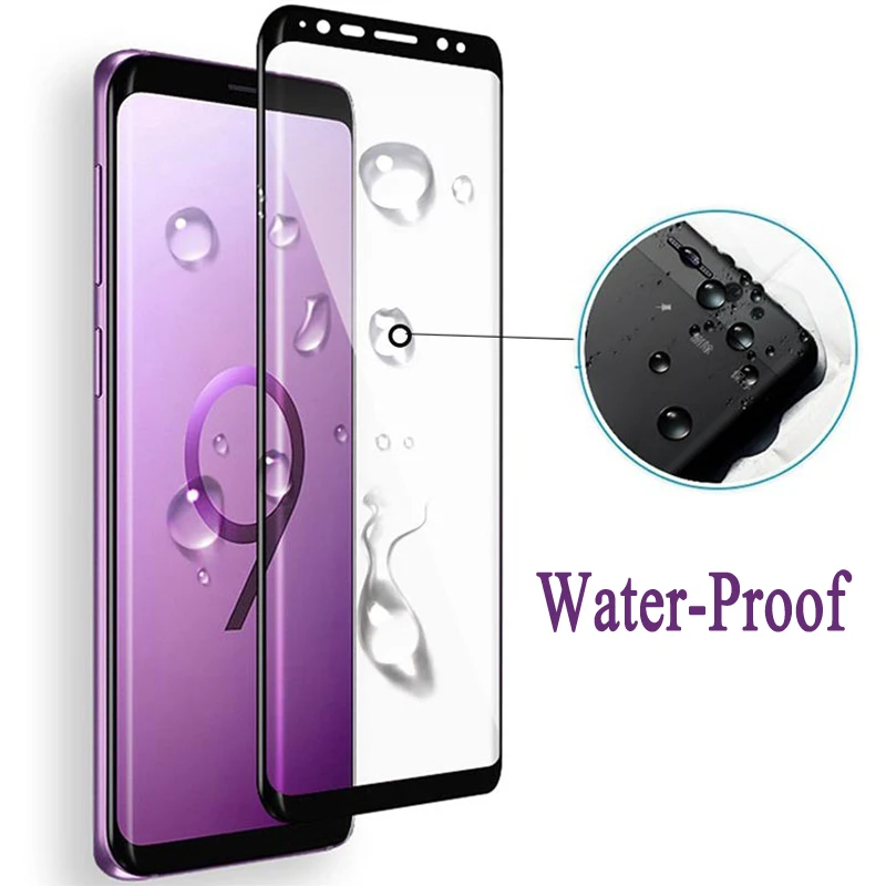 Защитное 3D стекло Sklo для samsung Galaxy S9 S8 S10 Plus Lite Samsumg S 8 9 10 светильник защита экрана