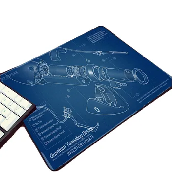 

Cool Game Creative Diy Design Pattern Printed Rubber Computer Mousepad Portal Video Gaming Mouse Pad Table Laptop Mat