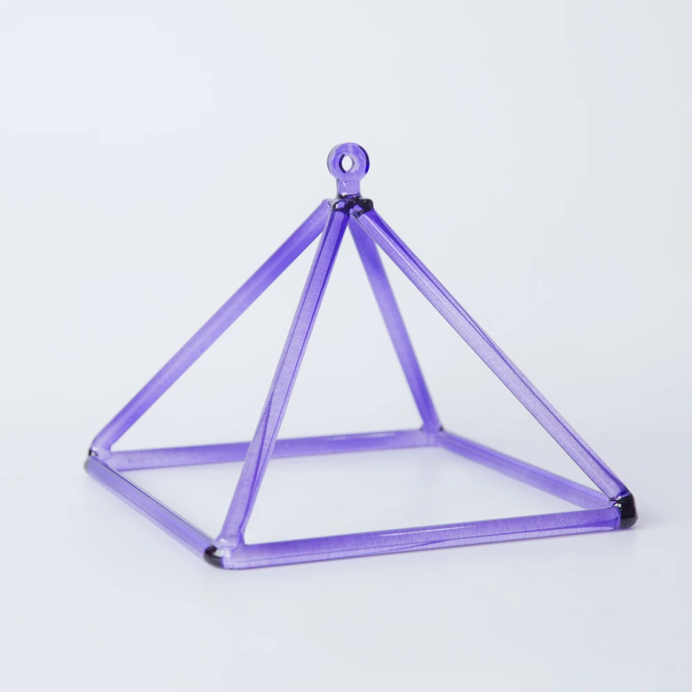 " фиолетовый кристалл поющая пирамида-исцеляющая энергия