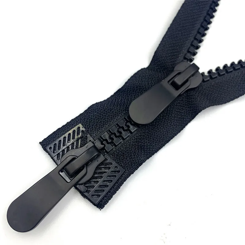 1060120cmHugeTwoWaySeparatingPlasticZippersforSewingCotton