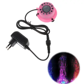 

Mini Colorful Submersible 12 LED Light Air Curtain Bubbles Aquarium Accessories 28TC