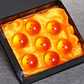 

7pcs/set 3.5CM Dragon Ball Z 7 Stars Crystal Balls DragonBall Ball Complete Set New in box retail/Wholesale Free Shipping