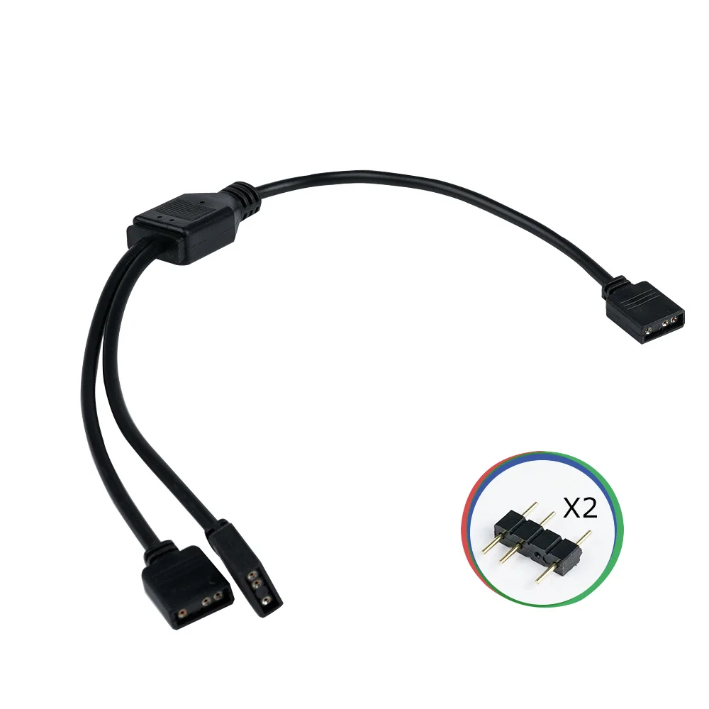 Scheda Madre Aura Drgb 5V 3Pin Splitter Cavo Per Msi, Scheda Madre Asus, Doppio Hub Femmina 5V 3Pin 3Pin