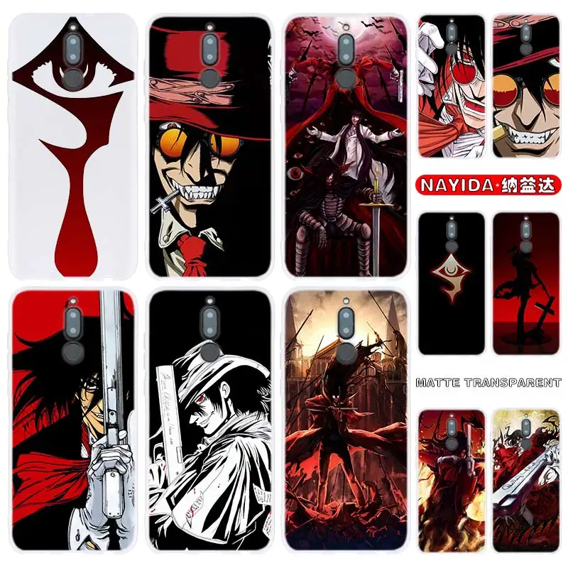 Чехол для телефона Huawei Mate 30 20 10 Lite Pro Cover Y7 Y9 2019 2018 2017 Nova 5T 4 3 Anime Hellsing Alucard Fan|Бамперы| |