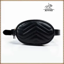 Женская поясная сумка, Мини Круглая поясная сумка, модная Стеганая Кожаная поясная сумка, повседневная женская сумка через плечо, дорожная нагрудная сумка, красная, Черная