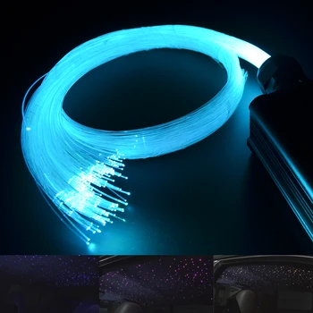

Led PMMA End Glow Replacement Plastic Clear Wire Optical Fiber Light Emitting DIY Transparent Cable Ceiling Decorative
