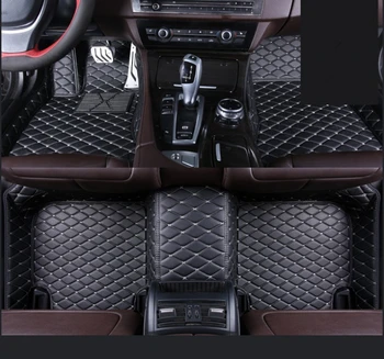 

Car Floor Mat Foot Mat PU Leather For Toyota Sequoia Car Styling Accesories