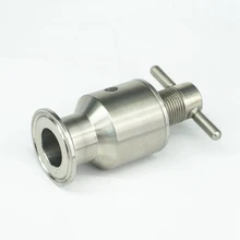 1,5 дюйма три зажима 0,5-5 бар регулируемый перелив предохранительный клапан Защита ферментера предохранительный клапан