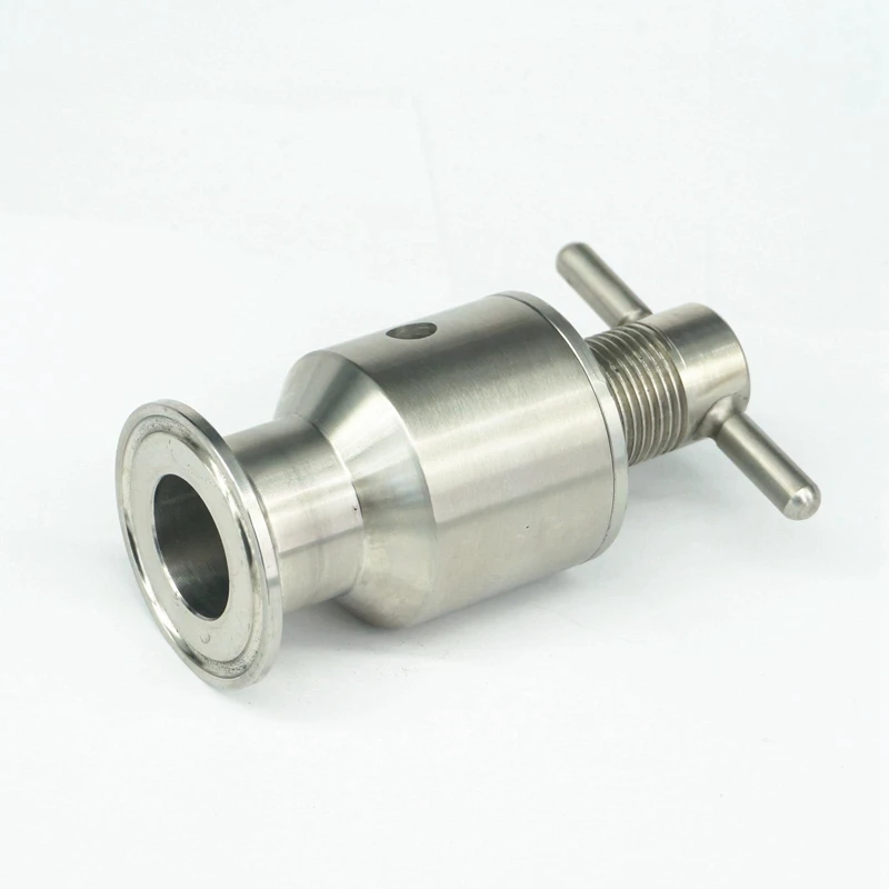 

1.5 inch Three Clamps 0.5-5 Bar Adjustable Overflow Safety Valve Guard Fermenter Pressure Relief Valve