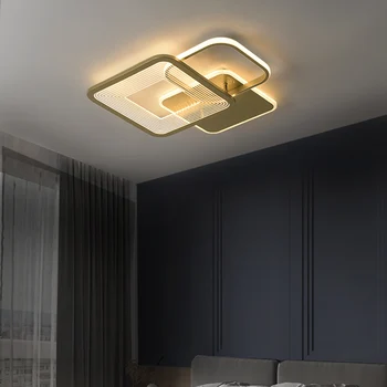 

Modern Led Chandelier for Living room Creative Bedroom Dining room Kitchen Golden Lustre Circles Led Ceiling Chandelier Lighting