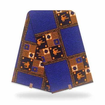 

2020 guaranteed real Veritable African wax high quality pagne hot wax Veritable 6yards african ankara sewing fabric