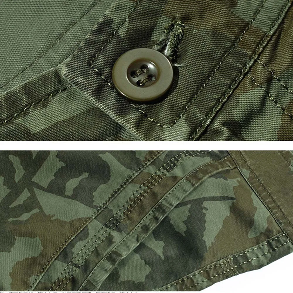 Deals Camouflage Camo Cargo Shorts Men 2020 Mens Casual Shorts Male Loose Work Shorts Man Military Pocket  Short Plus Size 29-44 dr30