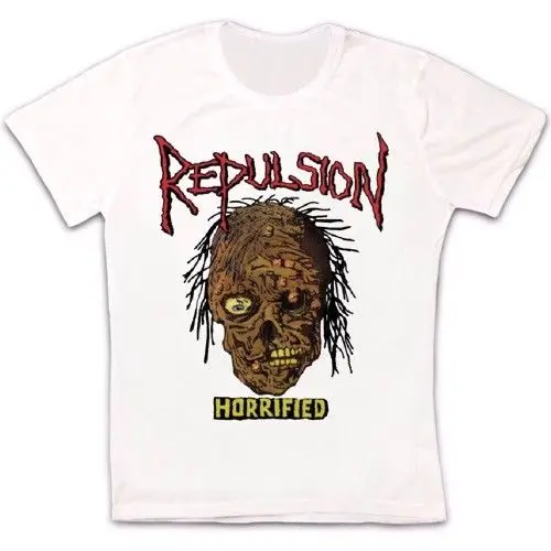 Repulsion ужасающая металлическая Grindcore тушка терроризатор унисекс футболка