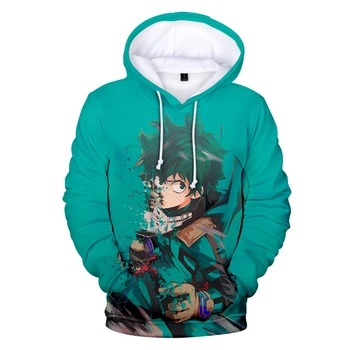 

New 3D Cartoon My Hero Academia Hoodies sweatshirts Men/women/kids 3D Anime Long Sleeve Cute Teenage Pullovers 3D Print Coat