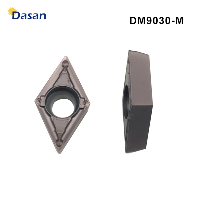 10 шт. DCMT070204 DCMT 11T304 хорошее качество оригинальные карбидные вставки токарный станок с ЧПУ Поворотная лопасть резак инструмент для стали