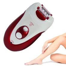 2 в 1 на батарейках влажный и Сухой эпилятор Машинка для удаления волос перезаряжаемая дорожная электробритва Женский Триммер для волос Multi-func