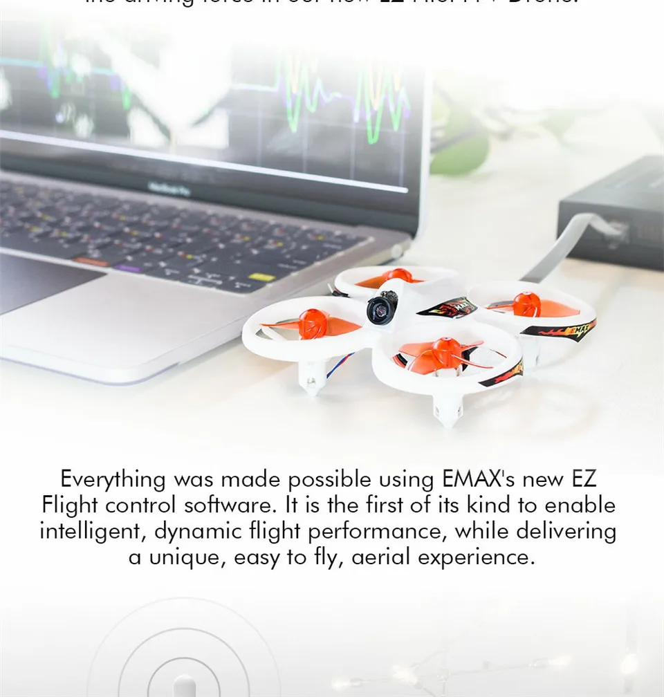 EMAX EZPilot 82 мм Мини FPV гоночный Дрон с 600TVL CMOS камерой 4в1 ESC 1S 450 мАч 0816 матовый мотор RTF Квадрокоптер 5,8G очки