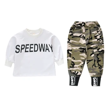 

2019 Baby Girls Long Sleeve Letters Cartoon Print Sweatshirt Cute Blouse Pants Sets Autumn Tops+Floral Pants Trouser Costume Set