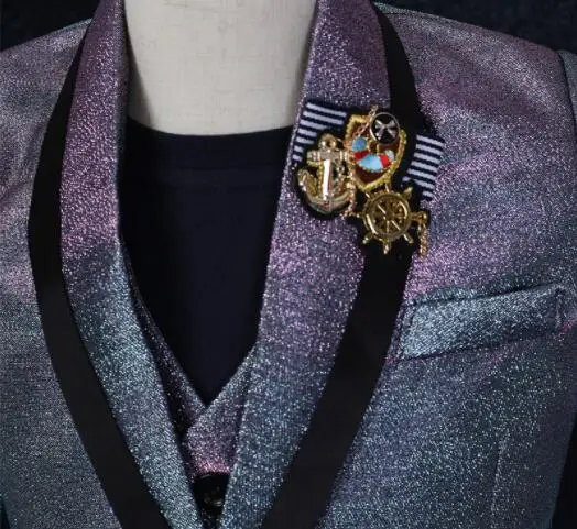 S-6XL! Детский костюм из трех предметов для мальчиков платье с цветочным принтом для мальчиков красивый маленький хост шоу фортепиано представление