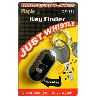 

Mini Whistle Key Finder Flashing Beeping Remote Lost Kids Key Finder Locator Keyring Child Alarm Reminder Drop Shipping