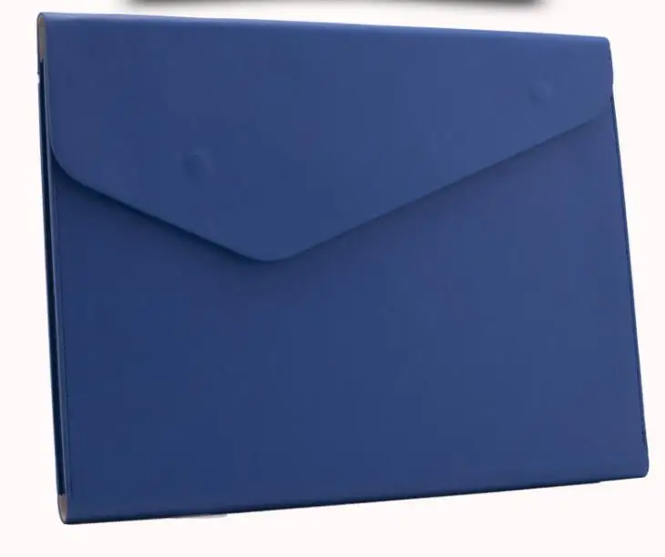 Sharkbang из искусственной кожи Бизнес А4 Папка с файлами дипломат стол для документов бумажный Органайзер сумка для хранения школьные офисные канцелярские принадлежности - Цвет: Dark Blue