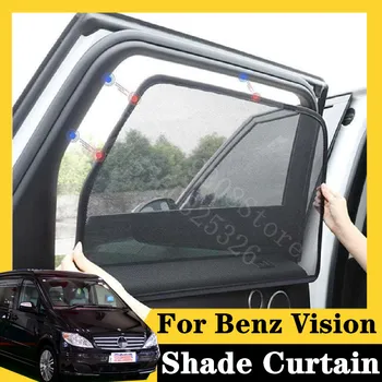 

For Benz Vision 2013-2020 280TE 3.2L Marco Polos 5Pcs card type magnetic car curtain sun shade car window shade car styling