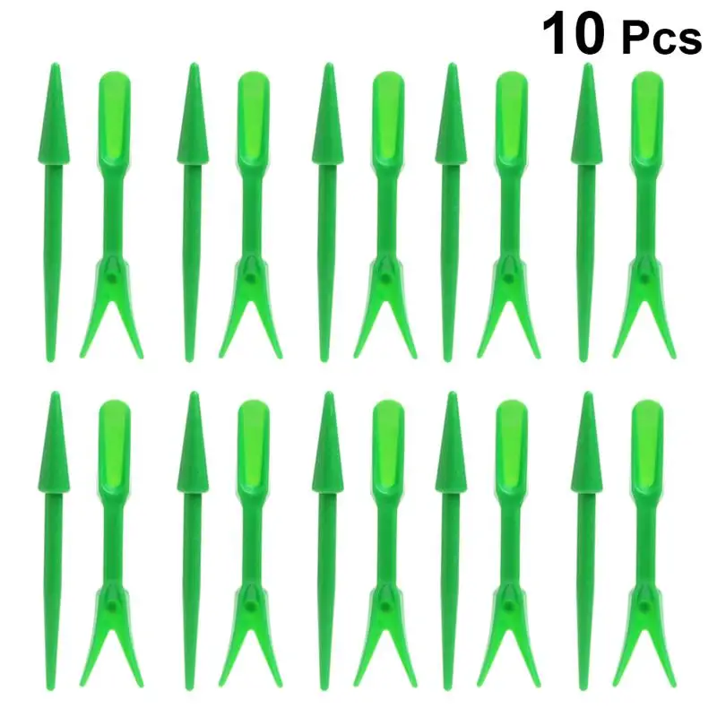 

20Pcs Garden Transplanting Planting Tools Kit Mini Seeder Plant Migration Tool Nursery Seedling Cultivate Tools (Random Color)