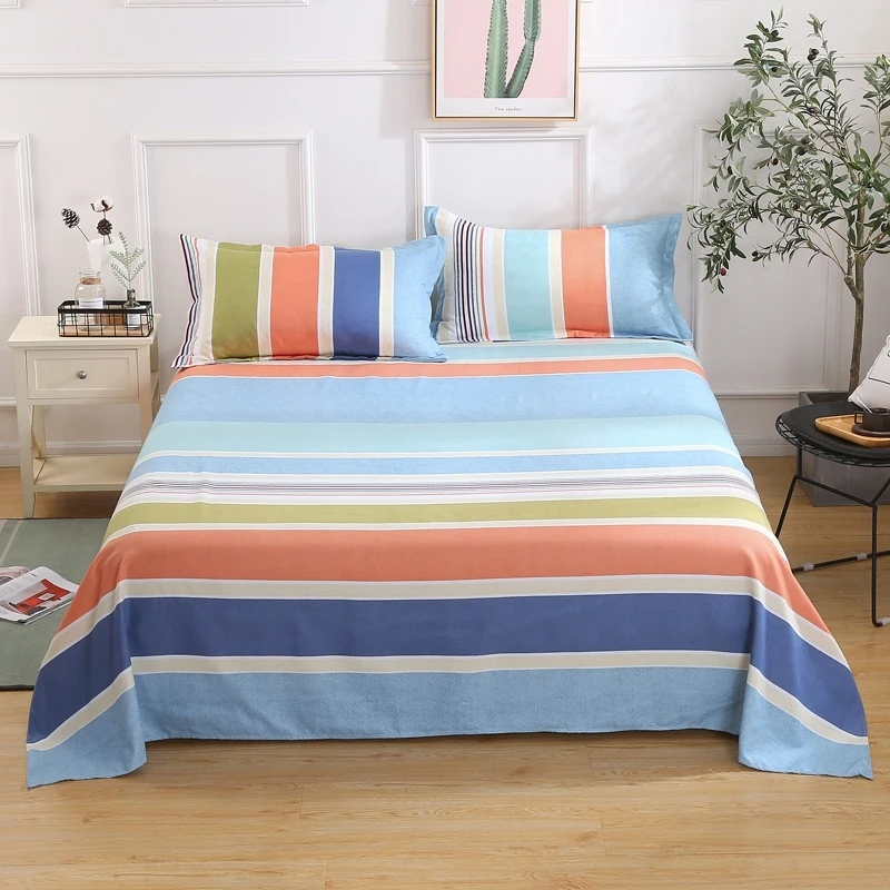 bed-sheet-2pc-pillowcase-bedding-floral-print-cotton-bedspread