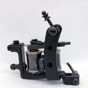 

10 Wraps Professional Alloy Tattoo Machine, Liner Shader Rotary Tattoo Machine, Copper Coils Shader Tattoo Machine Gun