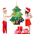 Рождественские приветственные знаки, деревянные поделки, Висячие орнаменты для дома, двери, окна, стены, дерева, украшения BW015
