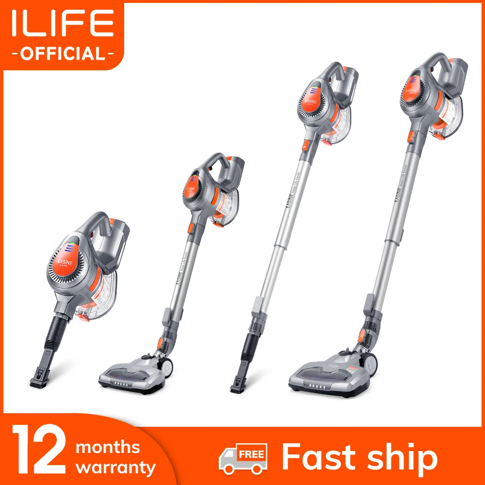 EASINE by ILIFE H55 Handheld Vacuum Cleaner – 10,500Pa Strong Suction Power, Cordless Stick Aspirator - 35 Minutes Working Time
