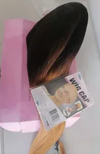 Peluca con malla Frontal de cabello humano para mujer, postizo de encaje Frontal 13x4, Color marrón y Rubio, ombré, pelo Remy brasileño de 2/27 colores