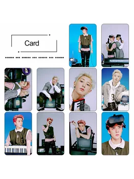 

10Pcs/Set KPOP EXO Album Self Made Paper Card Photo Card Poster HD Photocard Fans Gift Collection