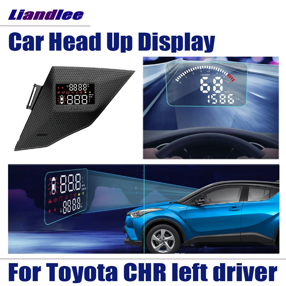 

Safe Driving Screen For Toyota CHR CH-R AX10 2018 2019 left driver Car HUD Head Up Display Projector Windshield