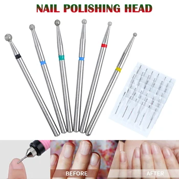 

6 Pieces/set Diamond Grinding Head Grinding Machine Special Grinding Head Brush Tool WH998