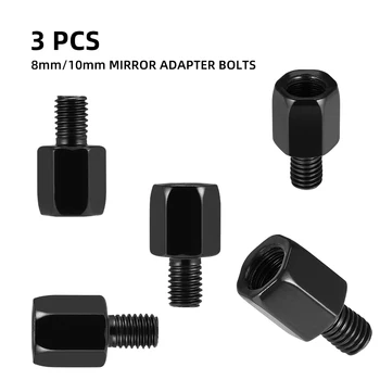 

8mm 10mm Motorcycle Rearview Side Mirror Adapter Conversion Metal Scooter Clockwise Counterclockwise Motorcycle Accessories
