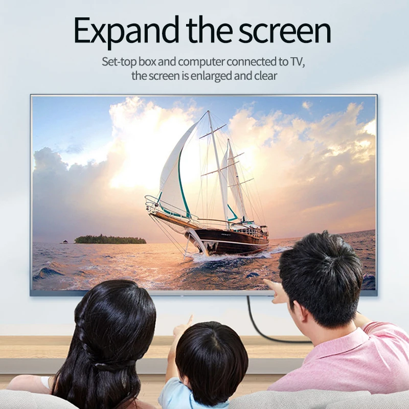 Кабель удлинитель HDMI 2 0 штекер 4K HD качество 3D Визуальный проектор для ноутбука PS3