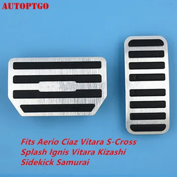 

Car Accelerator/Gas/Brake Pedal Pad Cover Kit For For Suzuki Vitara Ignis Kizashi Sidekick Samurai Aerio Ciaz S-Cross Splash