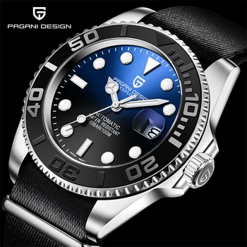 

relogio masculino PAGANI Brand Design Men's Automatic Watches Fashion Luxury Mechanical Watch Nylon Strap Waterproof Watch Men's
