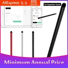 Vertical Touch Screen Stylus Pencil 2pcs Quality Capacitive Universal Stylus Pen For iPad Samsung Moblie Phone PC Tab